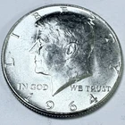 1964 Silver Kennedy Half Dollar - 90% Silver - Circulated Coin  #5523
