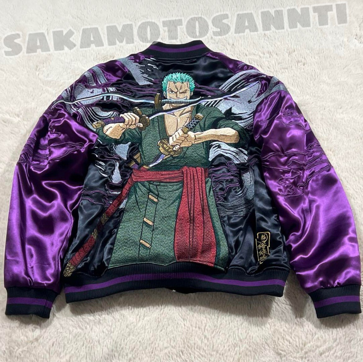 TALONジップJAPANESE EMBROIDERED JACKET　ベロア TALONジップJAPANESE EMBROIDERED JACKET ベロア