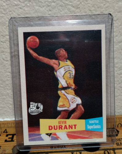 2007-08 Topps 1957-58 Variation #112 Kevin Durant Rookie RC 50th Anniversary