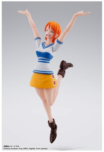 ONE PIECE - Romance Dawn - Nami S.H. Figuarts Action Figure Bandai - Imagen 5 de 11