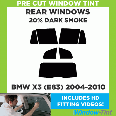 E83 2004-2010 FULL PRE CUT WINDOW TINT KIT BMW X3