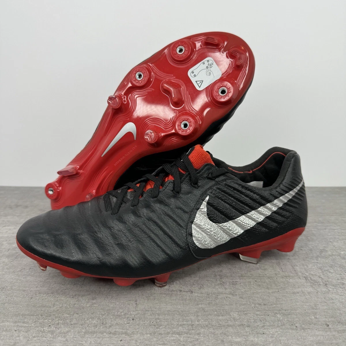 Nike Tiempo Legend 7 Elite SG Pro Black Metallic Silver for Sale