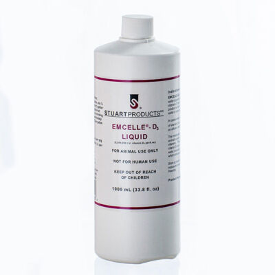 EMCELLE E-D3 Liquid Solution Vitamin E & D Poultry Swine 1000 ml