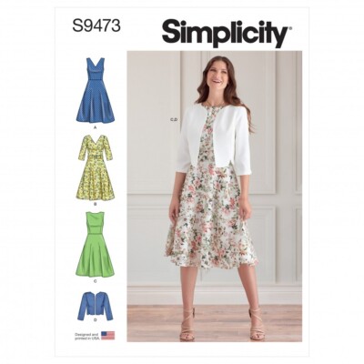 Simplicity Schnittmuster 9473 Damen U5 (16-18-20-22-24)