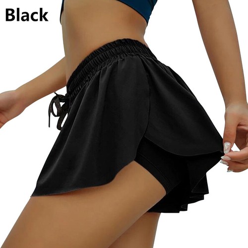 Womens Elastic Beach Summer Running Casual Gym Hot Shorts Waist Pants Loose - Picture 11 of 18