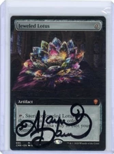 Magic the Gathering Jeweled Lotus Extended Art Signed by Alayna Danner