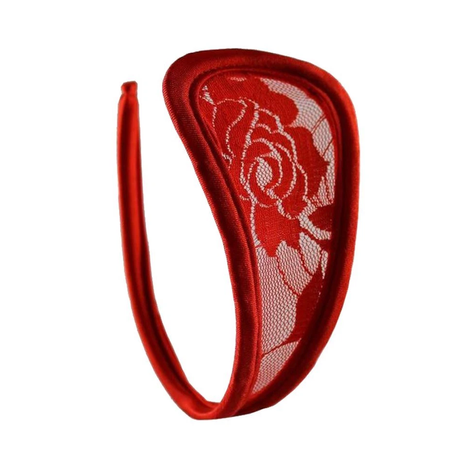 3er Set Spitze Damen C-String Slip Mini Bikini Schwarz Unterhose Dessous S/M/L - Bild 3 von 4