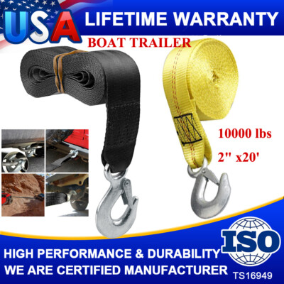 Fulton 2 In. X 20 Ft. Winch Strap And Hook WS20HD0600 - The Home Depot