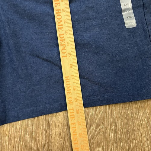 Gap Easy Chino Shorts Mens XXL 2XL 42" Blue Linen Beach Comfort Casual NEW - Picture 8 of 10
