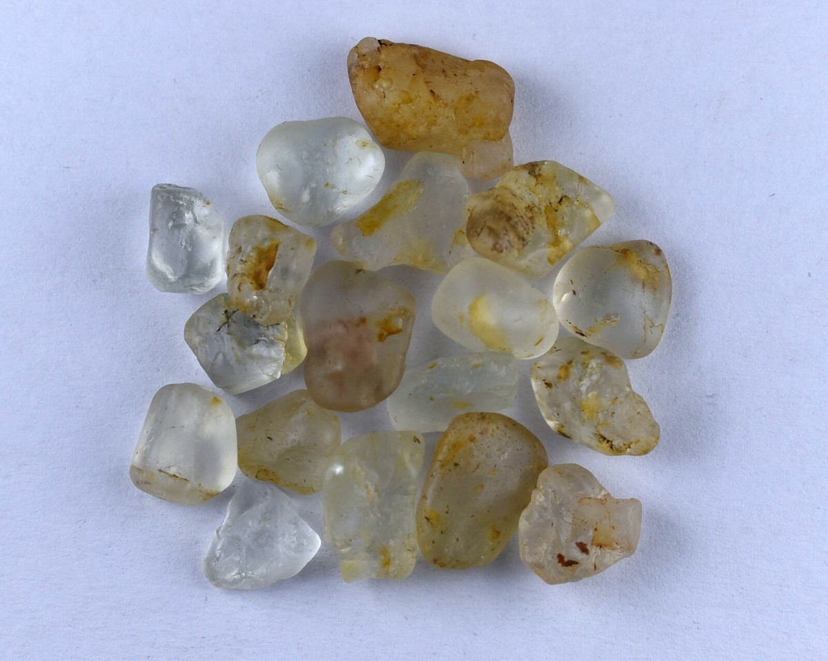 Natural 162 Carat White Topaz Rough Crystal Loose Gemstone Lot