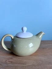 Vintage Ceramic Tokoname Forlife Teapot Made In Japan Green TeaPot