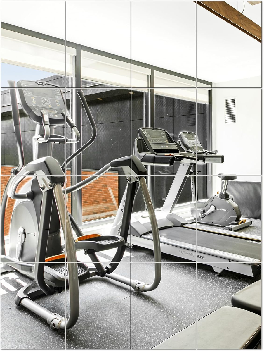 Treadmill Cardio Mirror Workout Machine Workout Glass Mirror