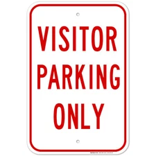 Visitor Parking Only Sign,
