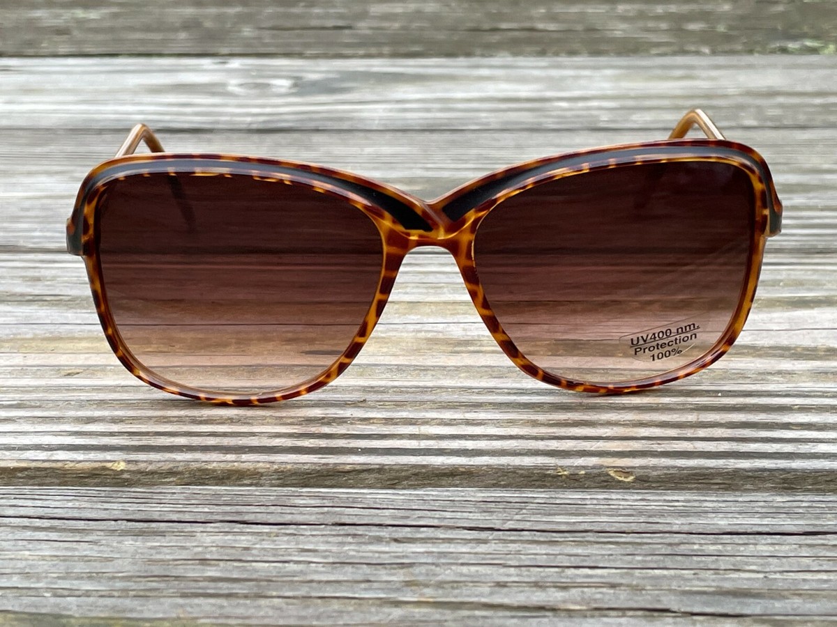 Jacques Fath Sunglasses Brown Tortoise Women Big Face Eye Wear Made in France Jacques Fath Sunglasses Brown Tortoise Women Big Face Eye  main image 2