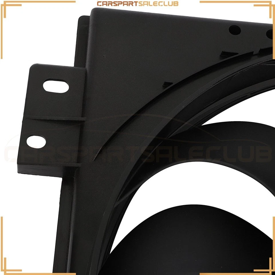 Front Dual Radiator Condenser Cooling Fan Assembly For 2000-2006 Audi TT Quattro - Image 3 of 4