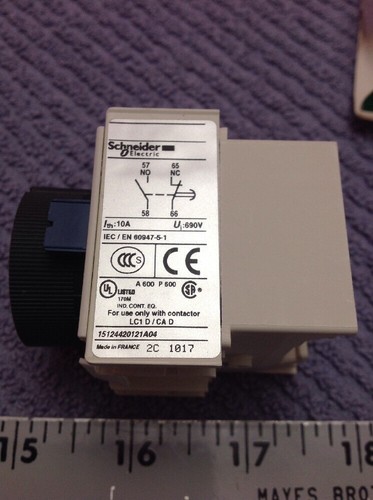 Schneider Square D TeSys Time Delay Block LADR2 New In Box - Bild 8 von 9