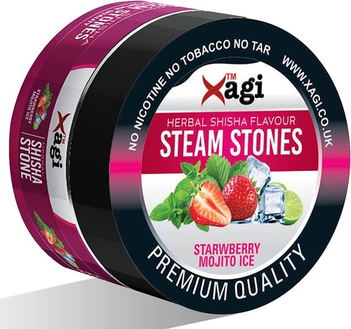 100G - XAGI STRAWBERRY MOJITO ICE SHISHA HOOKAH STEAM STONES - *FAST DELIVERY* - Picture 2 of 4