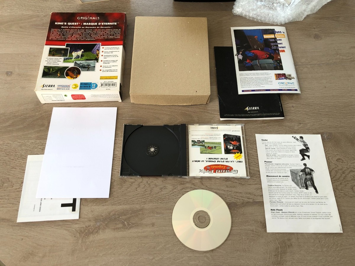 Jeu PC King's Quest : Masque D'Éternité - Version Big Box (Boîte Carton) - Occasion