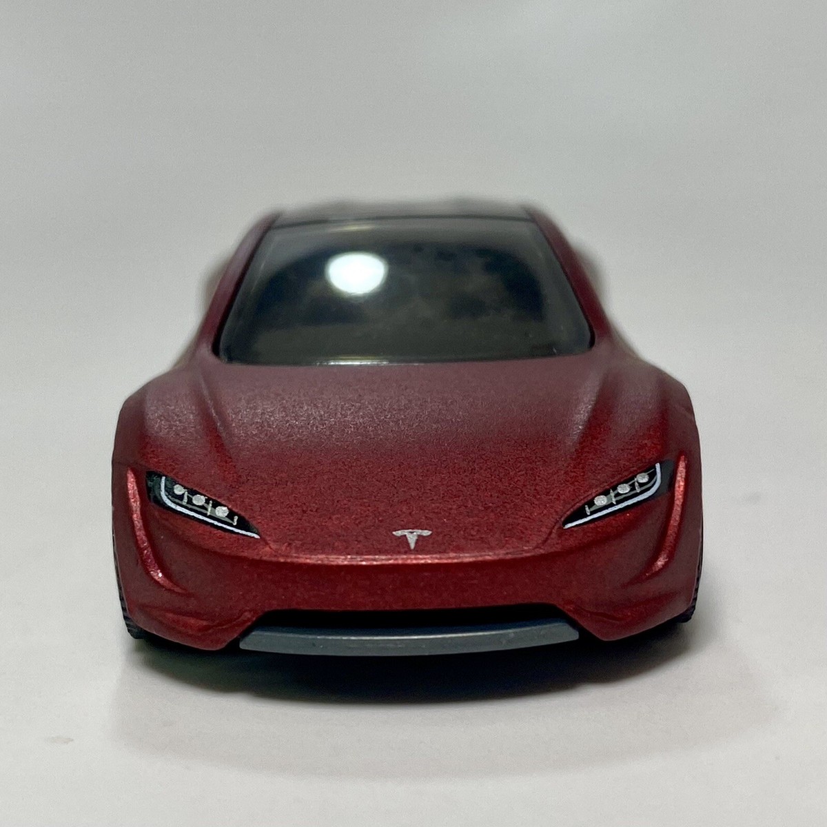 Tesla Roadster Red 1:64 Scale Diecast Diorama Model Car #4