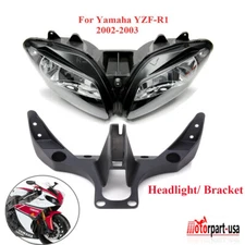 Front Headlight Assembly / Upper Stay Bracket For Yamaha YZF R1 YZF-R1 2002-03