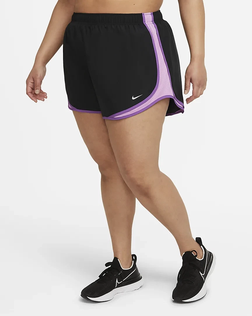 Womens NIKE Tempo shorts PLUS Size 2x 2xl xxl 20 22 black purple