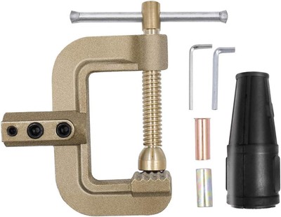 Welding Ground Clamp Brass 0.75kg Full Cooper 400Amp High Standard Solid Brass..