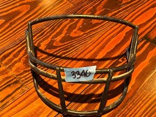 Vtg 2008 Riddell Game Football Helmet Facemask face guard Black OPO Z2B used
