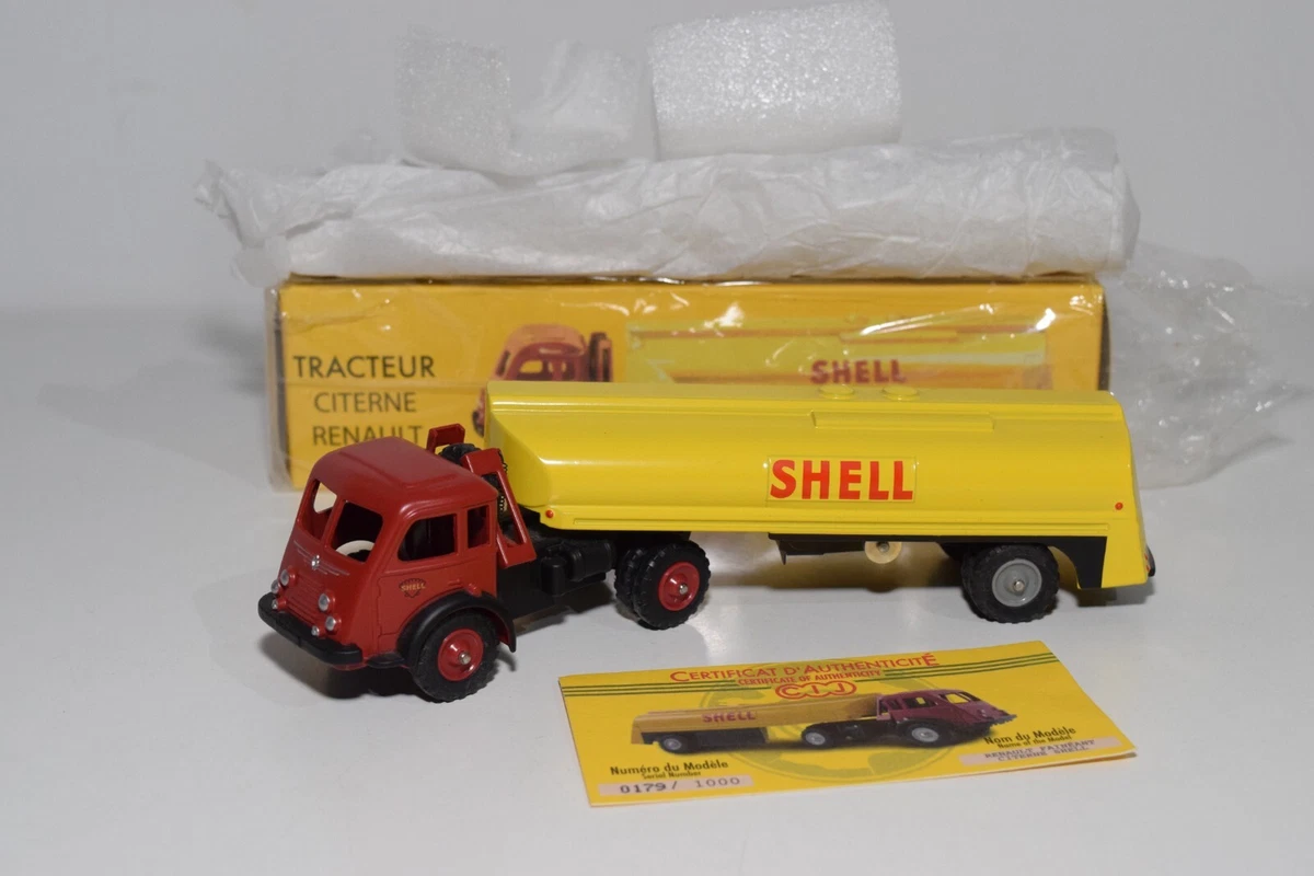 Camion-citerne Dinky Unic ZU 121 Izoard 1954 Mobilgas - Résine 1:50 - Collection