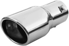 Auspuffblende Endrohr Edelstahl Universal Oval Chrom Für Opel Corsa Astra Vectra