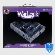Dungeon Tile II Set - Wizkids WarLock Tiles D D Dungeon Terrain Full 2" Tall NIB