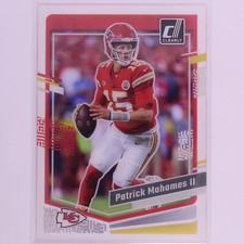 2023 Panini Donruss Clearly Patrick Mahomes II #25 Kansas City Chiefs