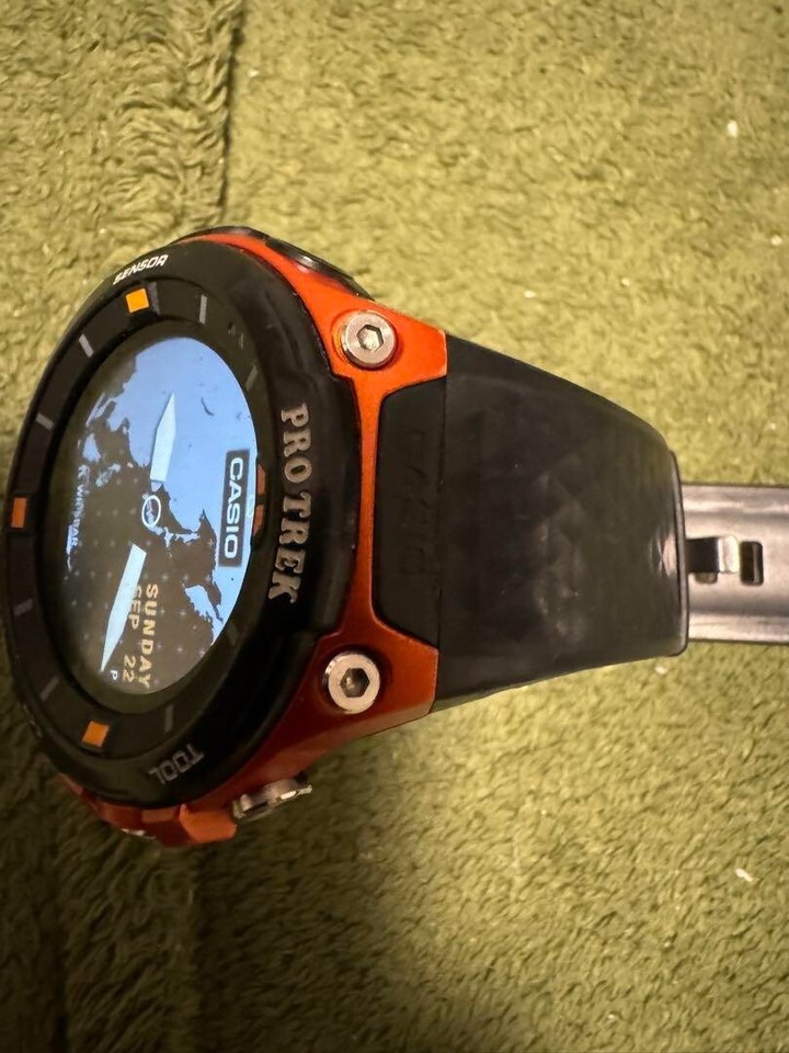 Casio Protrek Smart WSDF20 Mens Watch Digital Orange From Japan WSD