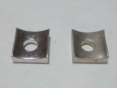 Btgghytr Lot De 2 Rondelles D’Étrier De Frein En Aluminium – Convexe Et Concave – Pour VTT Et Freins à Disque – Diamètre Extérieur 12/9 Mm, Épaisseur 0,3 Mm