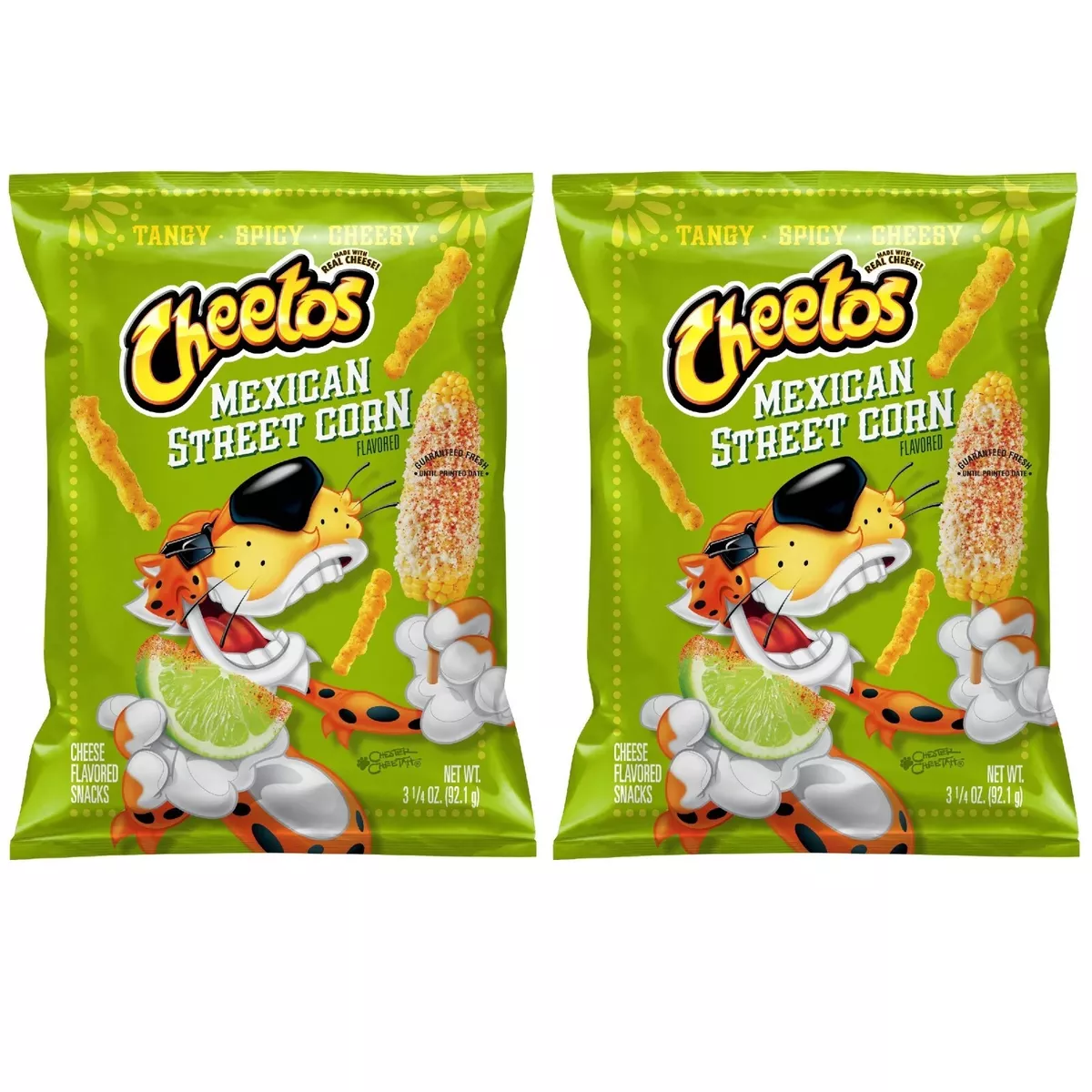 FSSTAM Mexican Street Corn Cheetos 8.5 oz (2 bags) Cheese Spicy 