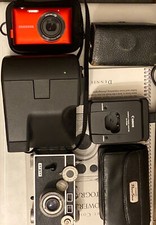 Lot 5 Various Style Cameras - Argus, Polaroid AF600, Instamatic 104, Canon S20