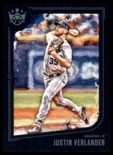 2019 Panini Diamond Kings Framed Blue #88 Justin Verlander Houston Astros