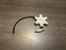 Belkin RockStar 5-Way Headphone Audio Jack Port Splitter 3.5mm Music Adapter Wht