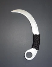 Training Karambit Knife Pencak Silat Aluminum Escrima Kali Arnis Black