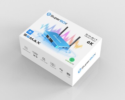 SUPERBOX S6 Max New!! With Purchase You get a Free Electric Brush Retail $45.99 