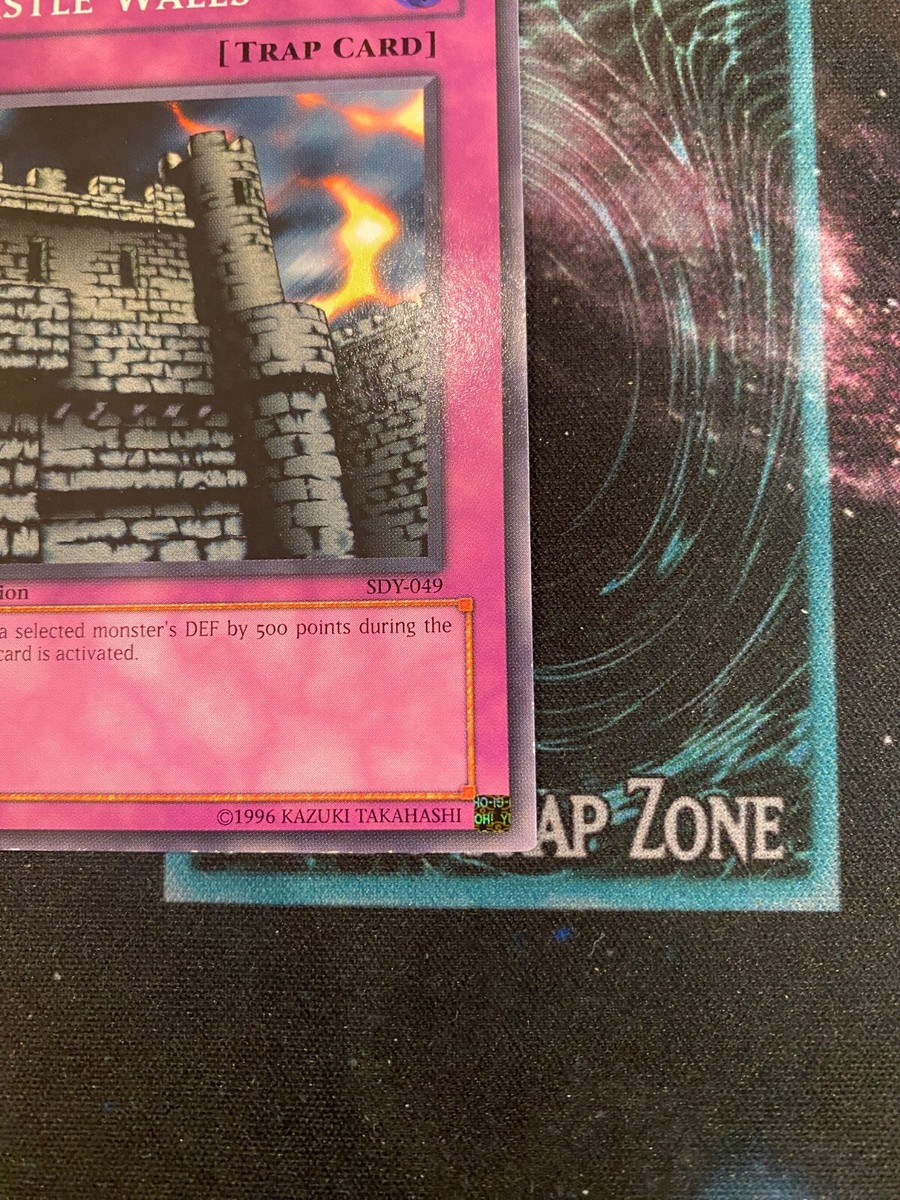 Yugioh Starter Deck Yugi "SAMPLE" Castle Walls SDY-049 1st Edition NM | eBay