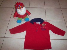 Christmas - Rudolph Fleece Reindeer 1/2 Zip 3T Toddler  Holiday Plush