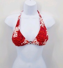 Bikini top size medium swimwear triangle halter new