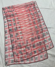 Vtg 60s 70s Vera Sheer Scarf Neumann Silk Nylon Colorful Bright Groovy Mod Red