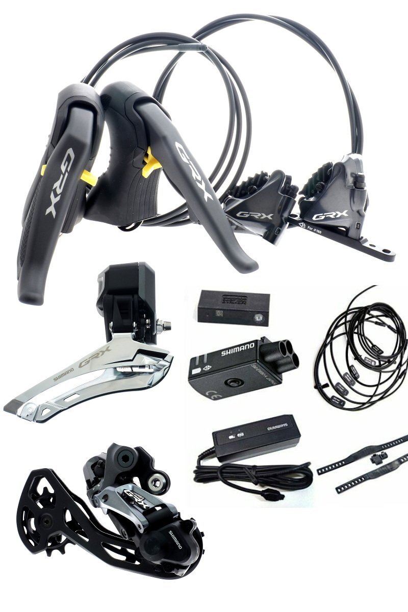 ジ*ル様 GRX di2 815 Shimano GRX Di2 RX815 Hydraulic Disc Brake Groupset w/ Di2