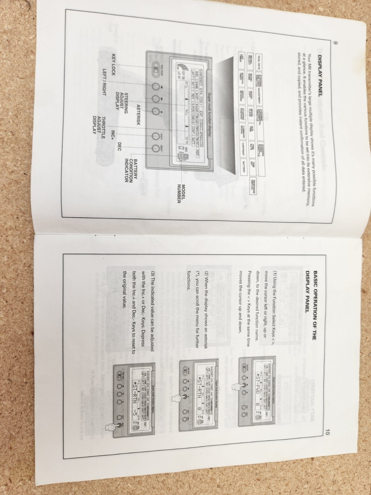 Airtronics M8 RC Radio Transmitter User Instruction Manual | eBay