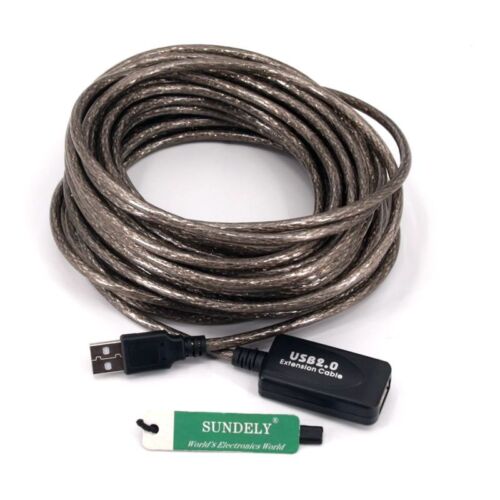 Latest 5M Long Reaching USB Active Repeater Extension Cable Booster Lead Extend - Picture 3 of 6
