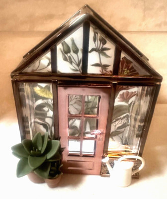 Bath & Body Works Green House Flower Wallflowers Plug Light Up Nightlight NEW 1