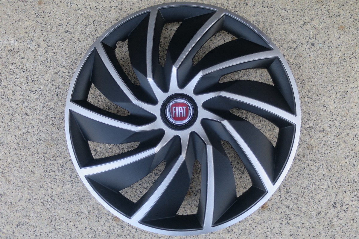 4 Design Radkappen 16 Zoll Orden Black Für Fiat 500 - Reichis Radkappenshop