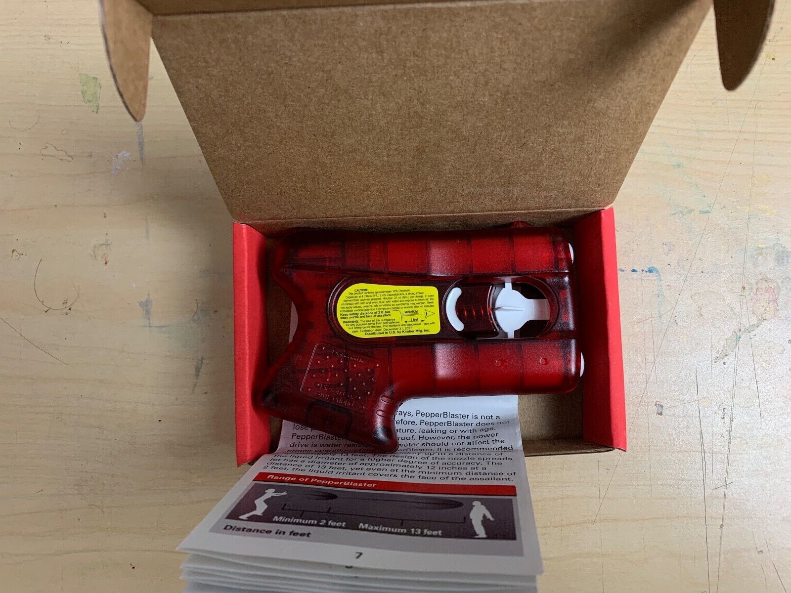 Kimber Pepperblaster II Red Pepper Spray New Expiration 12/31/2027 eBay