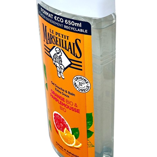 Le Petit Marseillais Duschgel & Badezusatz Orangen Grapefruit 2 x 650ml - Bild 6 von 6
